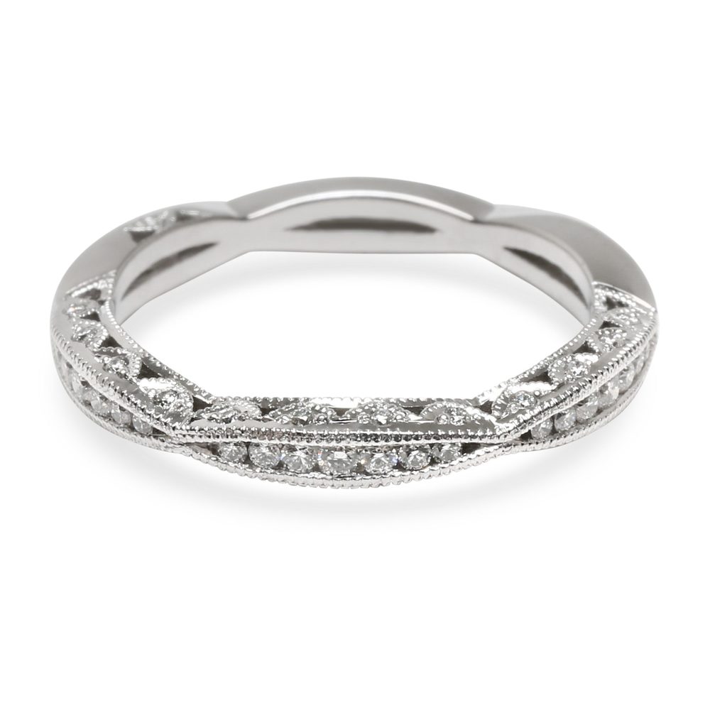Tacori Diamond Wedding Band in 18K White Gold (0.25 CTW)